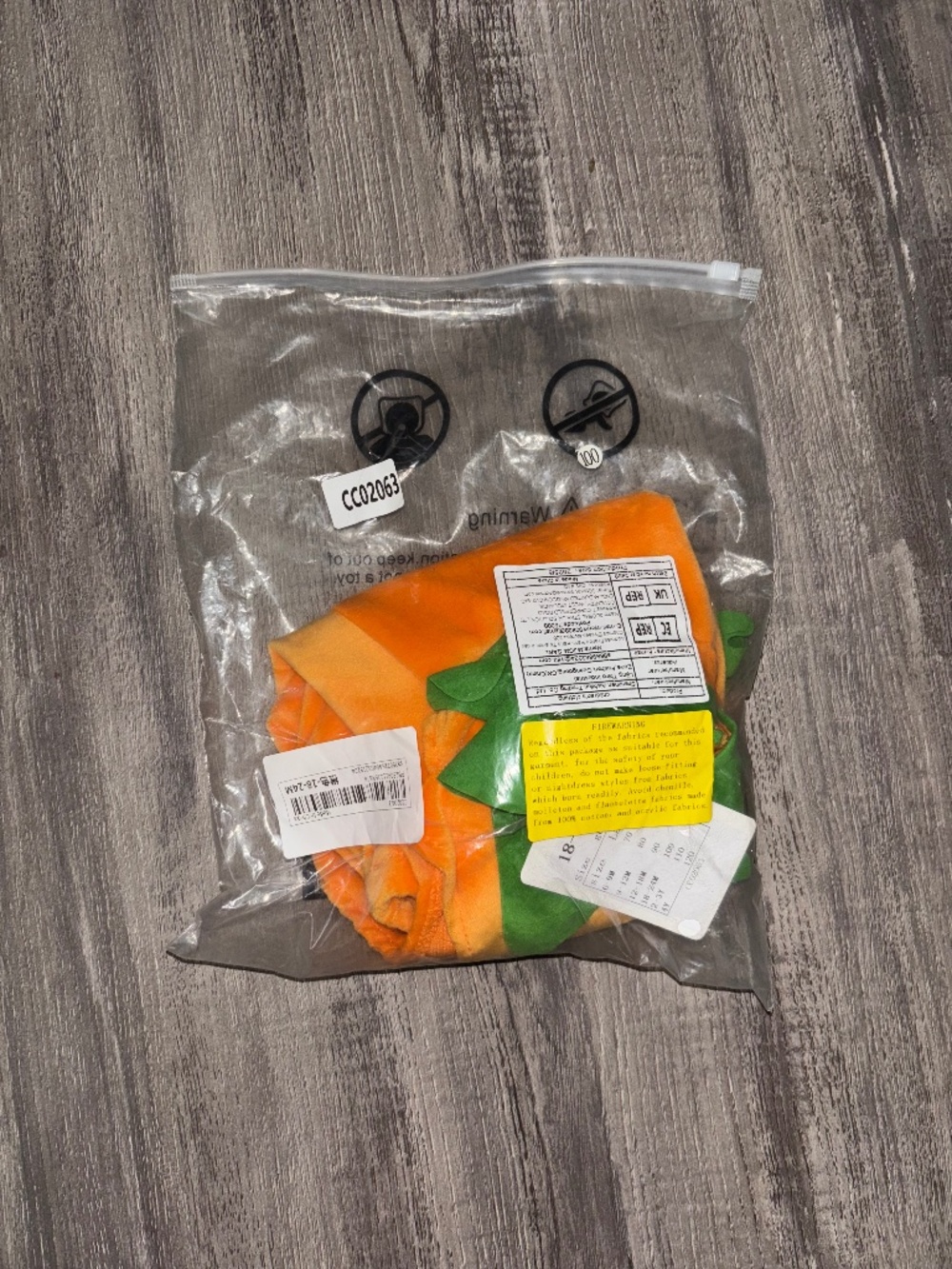 Baby Pumpkin Costume Set - Picture 6 of 7